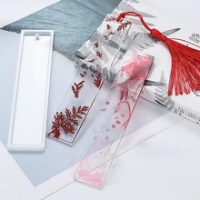 Dikdörtgen silikon yer imi kalıp, DIY imi kalıp yapımı epoksi reçine takı DIY Craft silikon şeffaf kalıp(China)