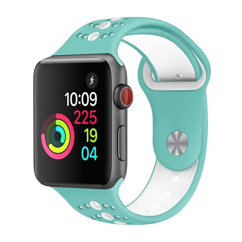 

Silicone Sport band for apple watch correa 44mm 40mm 42mm 38mm bracelet Wristband iwatch Series 3 2 1 Watchbands Accessories