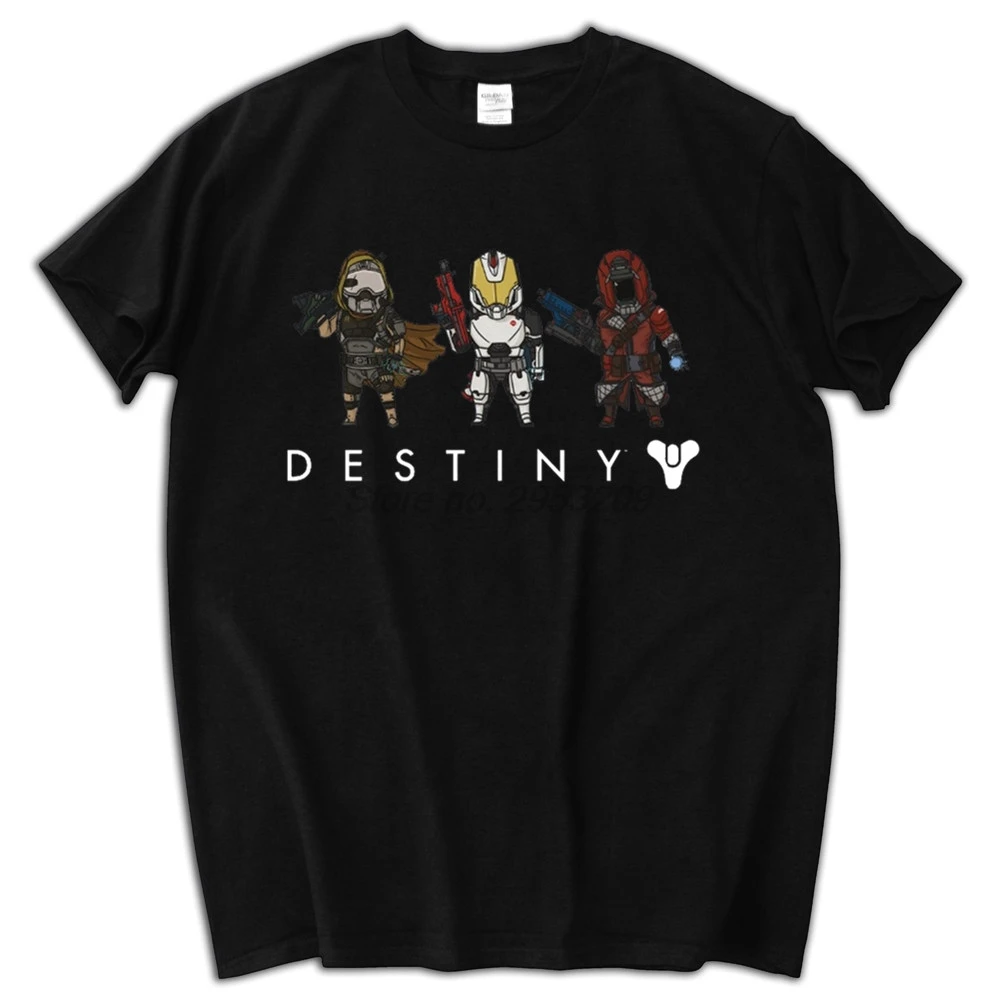 

Mens Summer T Shirts Fashion Destiny Xbox One PC PS4 Shirts Exclusive Custom High Quality 100% Cotton Destiny Tee Shirts