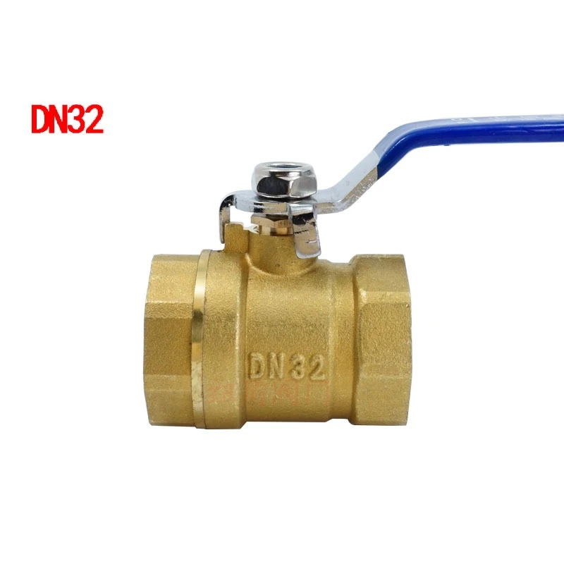 

1-1/4'Female to 1-1/4' Female Brass Ball Valve With Butterfly Handle DN32 BSP