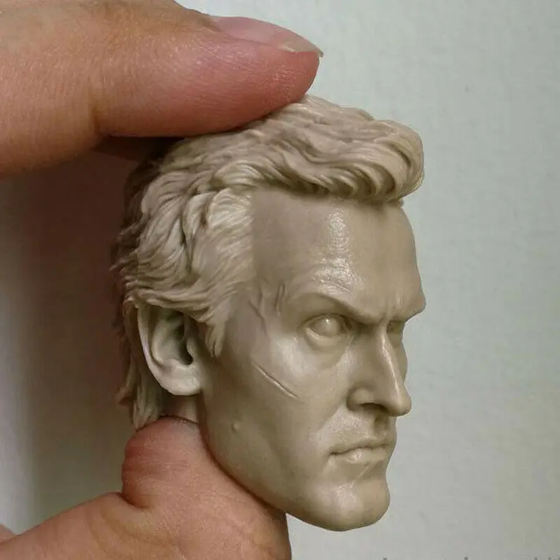Пустой 1/6 Scale Evil Dead 2 Ash Williams Henrietta Sculpt неокрашенный|Игровые фигурки и трансформеры|
