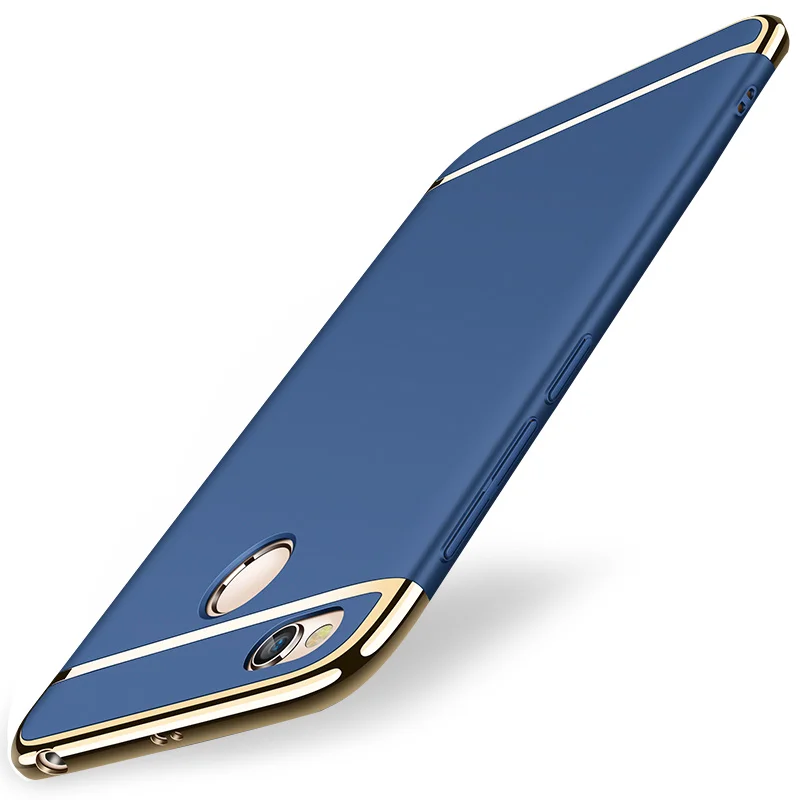 Роскошный Жесткий чехол для телефона 3 в 1 для Xiao mi Red mi Note 5 Plus 5A 6A 4A 6 Pro 4X S2 mi A1 A2 8 Lite mi x 2 mi 8 mi 6 mi 5X mi 6X - Цвет: Blue