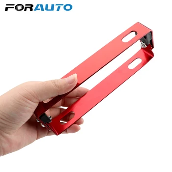 

FORAUTO Motorcycle Retrofit License Plate Frame License Plate Bracket Motorcycle Accessories Adjustable 4 Colors Universal