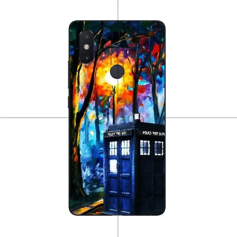 MaiYaCa Doctor Who ретро синие мягкие черные чехлы для Xiaomi Mi8 mi6 max2 max3 4X Redmi 5 Note