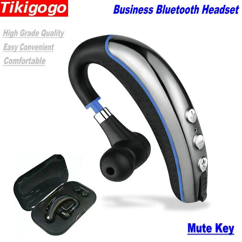 Tikigogo A8 лучше чем K10 громкой связи Бизнес Bluetooth гарнитура наушники с микрофоном Mute