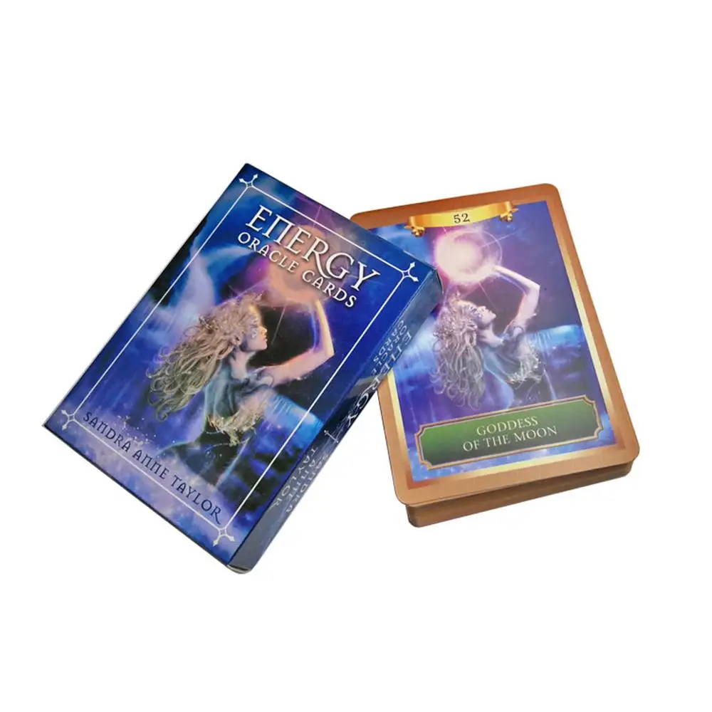 

English Mysterious Power Oracle Cards Deck Read Fate Tarot Cards Game For Women Board Game with bag 53 cards