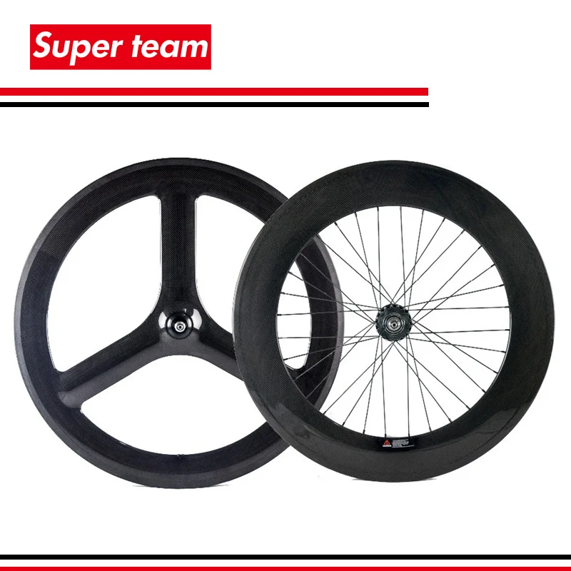 Più nuova 700C full carbon anteriore 3 razze ruota posteriore 88mm fixed  gear ruote copertoncino ruote in carbonio cinesi|carbon wheels|3 spoke  wheelchinese carbon wheels - AliExpress
