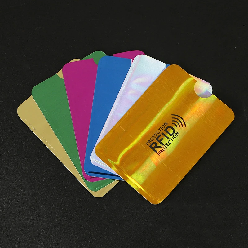 2 шт. анти Rfid кредитный держатель для карт отделение удостоверения личности чехол