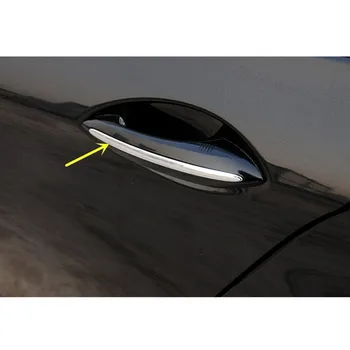 

Car Styling!Interior 4pcs Stainless Steel Side Door Handle Bowl Cover Trims For BMW 5 Series GT F07 2011-2014