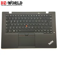 GR DE новых/оригинальная для Thinkpad X1 углерода Gen 3rd 20BS 20BT Пособия по немецкому языку клавиатура с подсветкой w/Упор для рук тачпад 00HN957 00HT312 SN20G18577