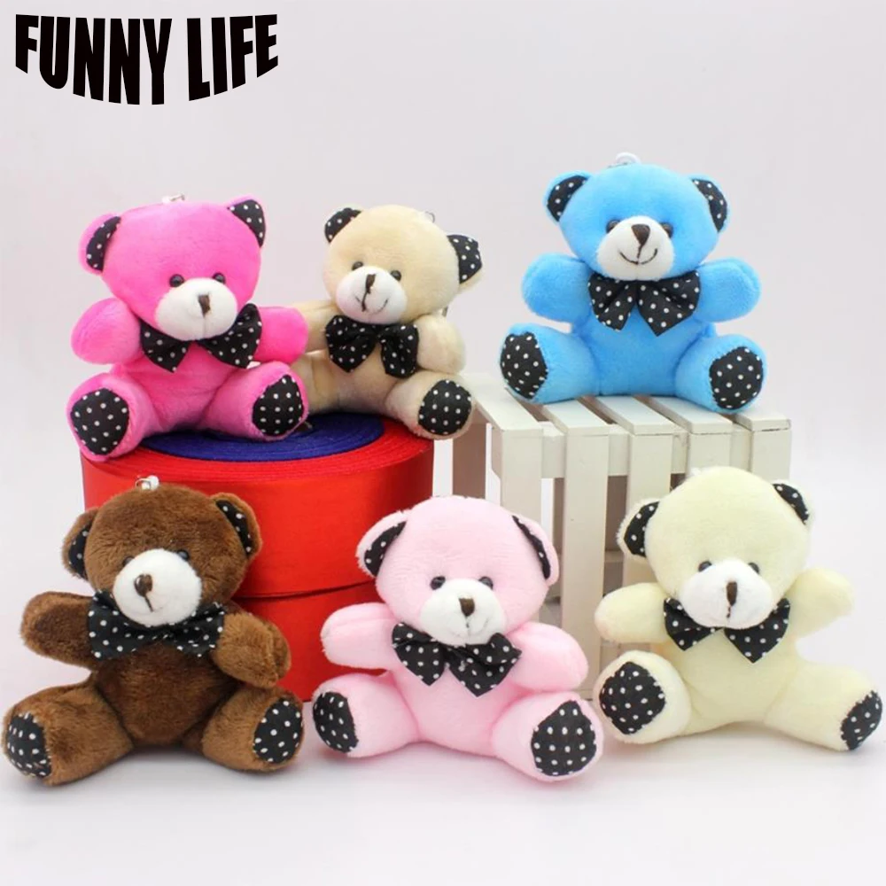 

Plush toy bear doll keychain height 9cm bt21 cinnamoroll tata girl plush keychain kawaii kids toys small gifts