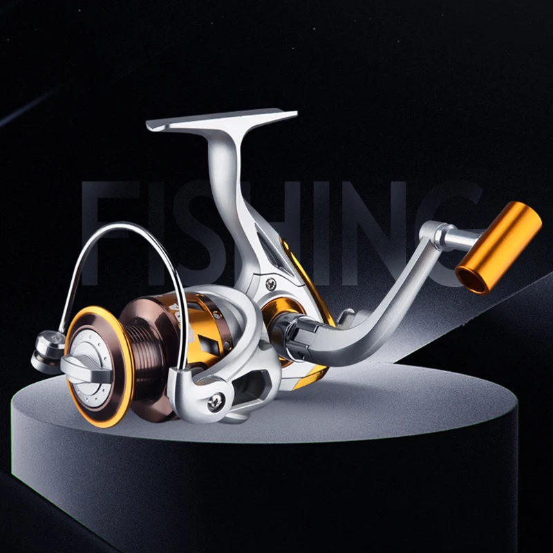 

HOT Fishing Reels with Left/Right Interchangeable Handle Powerful Metal Body 5.2:1 Gear Ratio Smooth 12BB Saltwater Fishing &T8