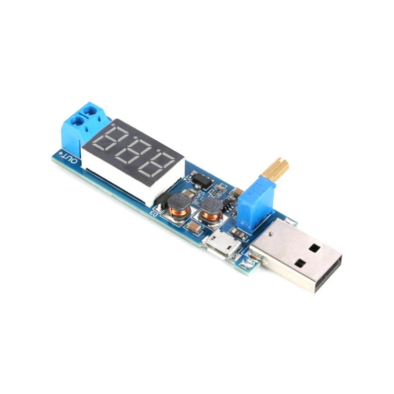 5 шт. DC В до 3 В/12 в USB повышающий/понижающий модуль питания Регулируемый повышающий