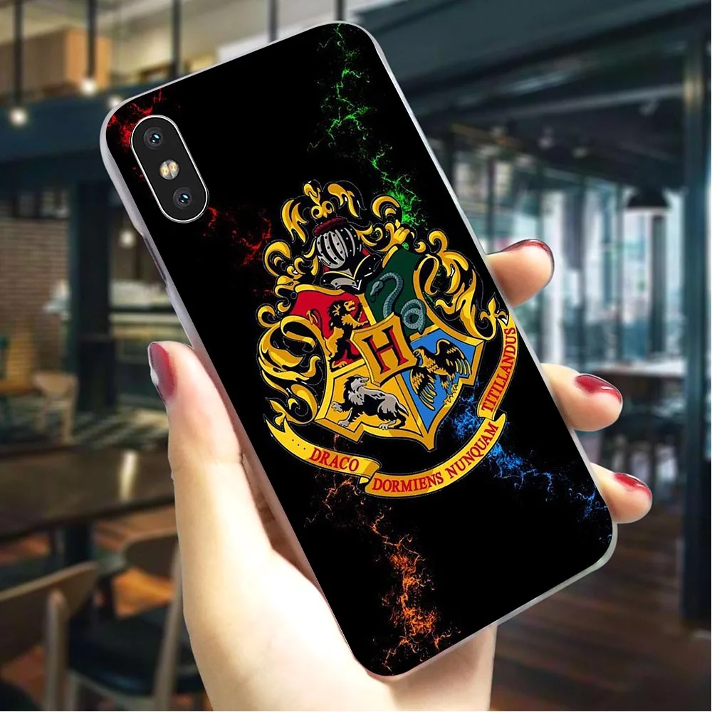 Plastic Phone Cover for iPhone 6S Slytherin School Case for iPhone XR Cases 8 7 Plus 6 X 5S SE Xs Max