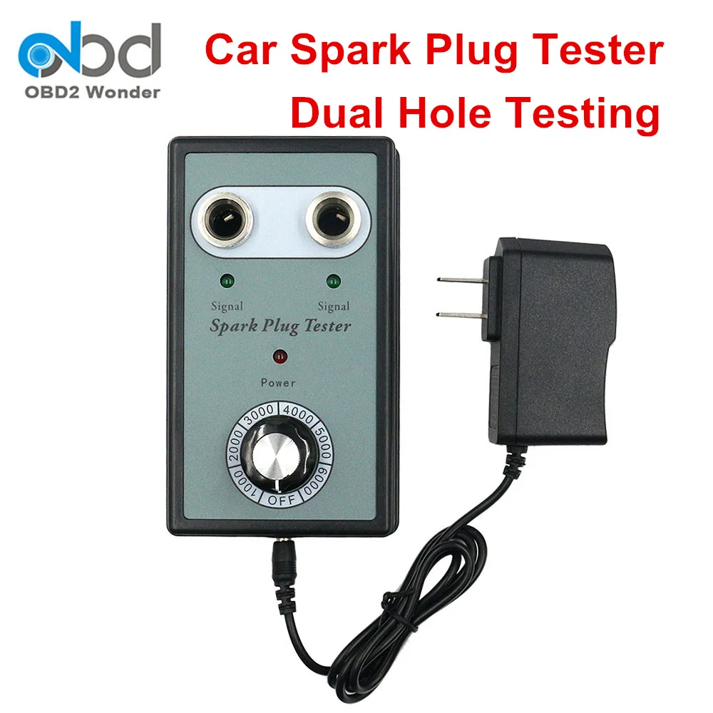 Express Free Car Spark Plug Ignition Tester Machine With 2 Adjustable
