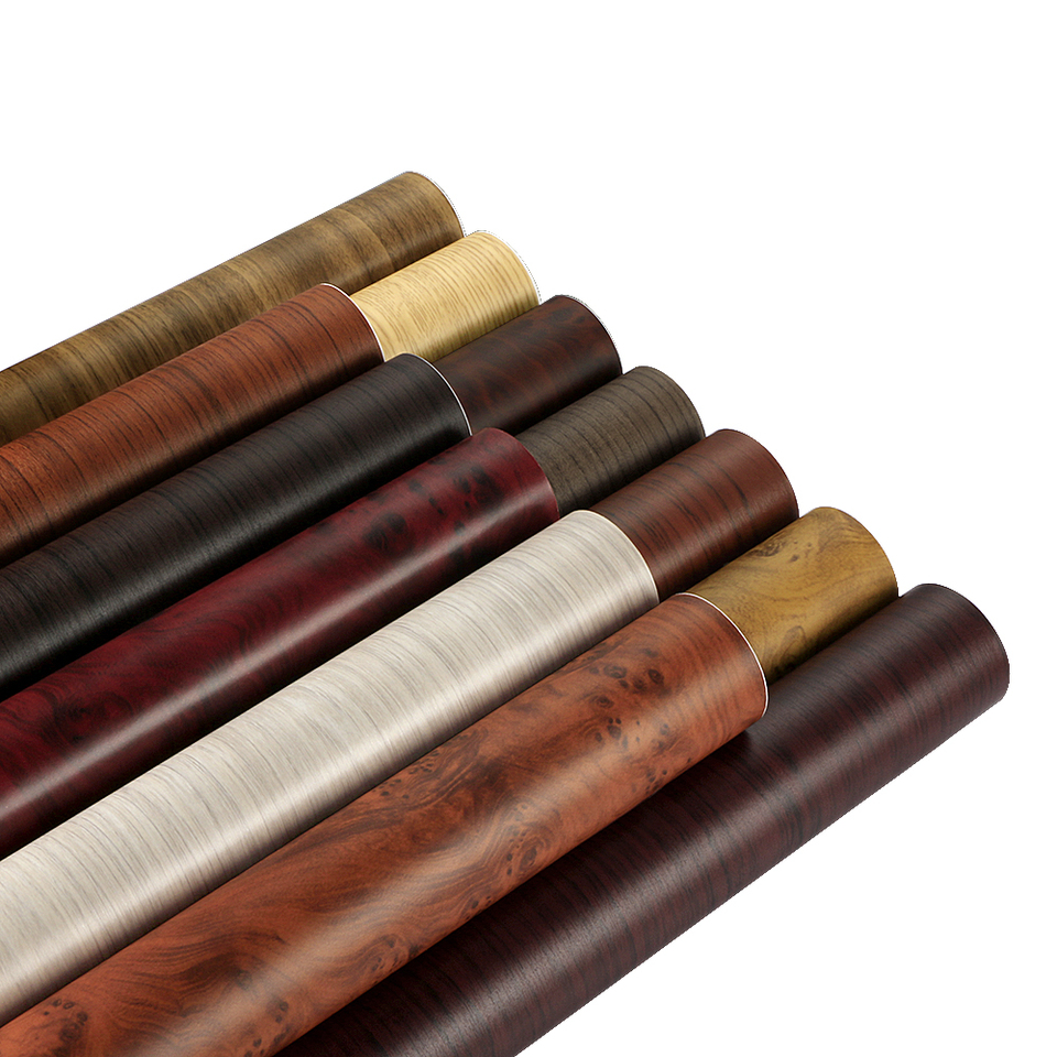 30/10*100cm PVC Self-adhesive Wood Grain Textured Car Vinyl Wrap Film Car Internal Stickers DIY Wallpaper Furniture Accessorries