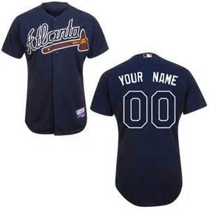 Atlanta Braves Personalized Women Road Grey Jersey