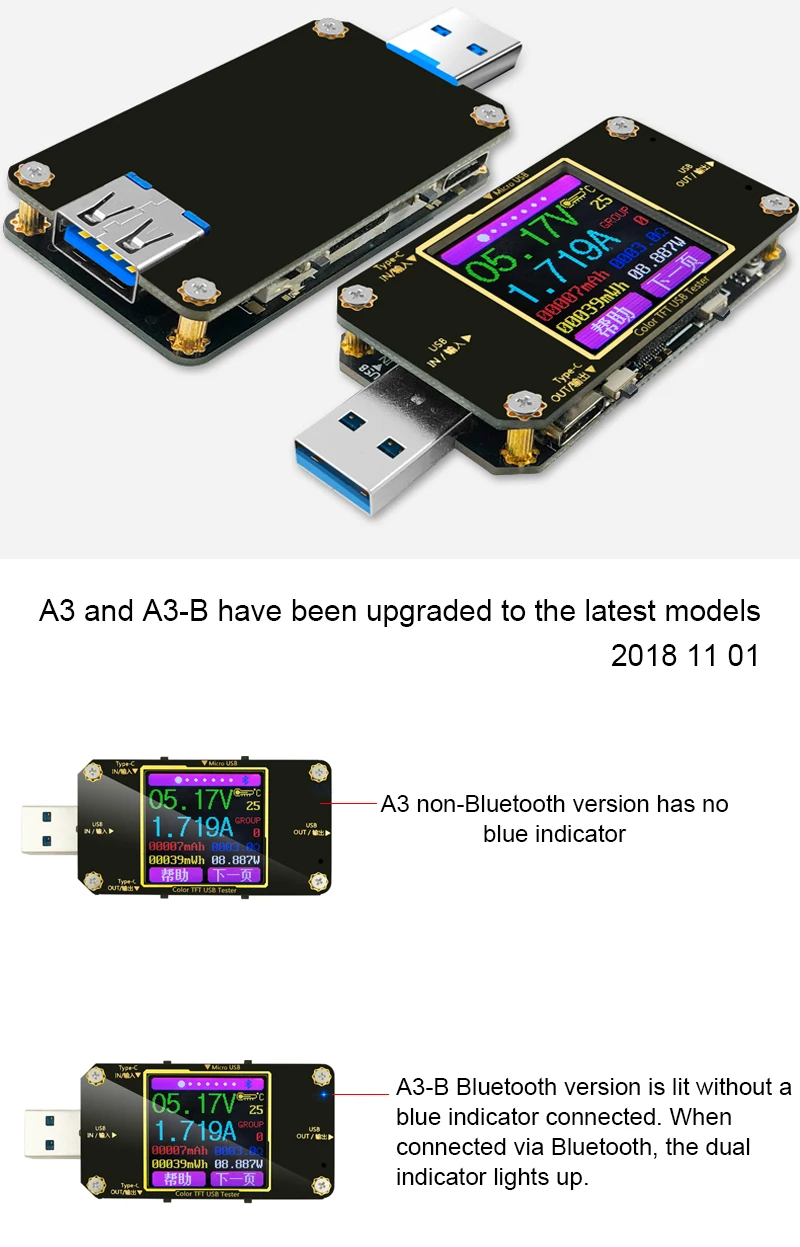 USB цветной тестер DC Цифровой вольтметр amperimetro измеритель напряжения тока Вольт Ампер Амперметр детектор power bank индикатор зарядного устройства