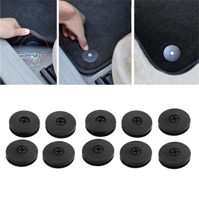 

Car Fastener Clips Antiskid Pad Fastener Foor Mat Skid Resistant Carpet Fixed Clamp Fit For Nissan Peugeot Subaru Toyota Honda