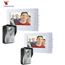 Yobang Security 7 inch Wired Video Door Bell Phone System Video intercom equipment Home Security Video