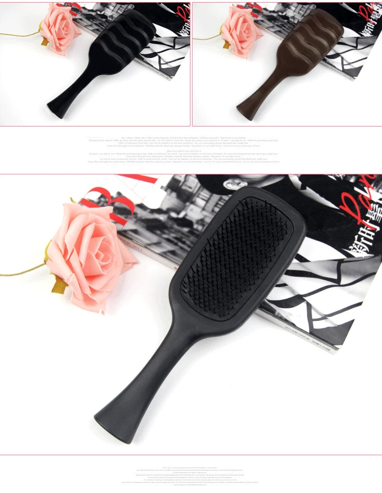 direct deal Beauty and hairdressing Antistatic comb Anti-knotting Hair loss prevention massage comb plastic comb Comb Gift Comb Wholesale Hair comb