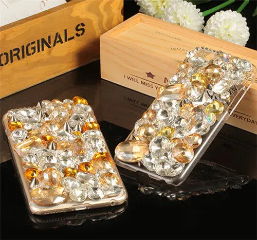 Xingduo 3D Роскошные побрякушки Кристалл Rhinestone Алмазы Жесткий Чехол для Apple iPhone 7 плюс