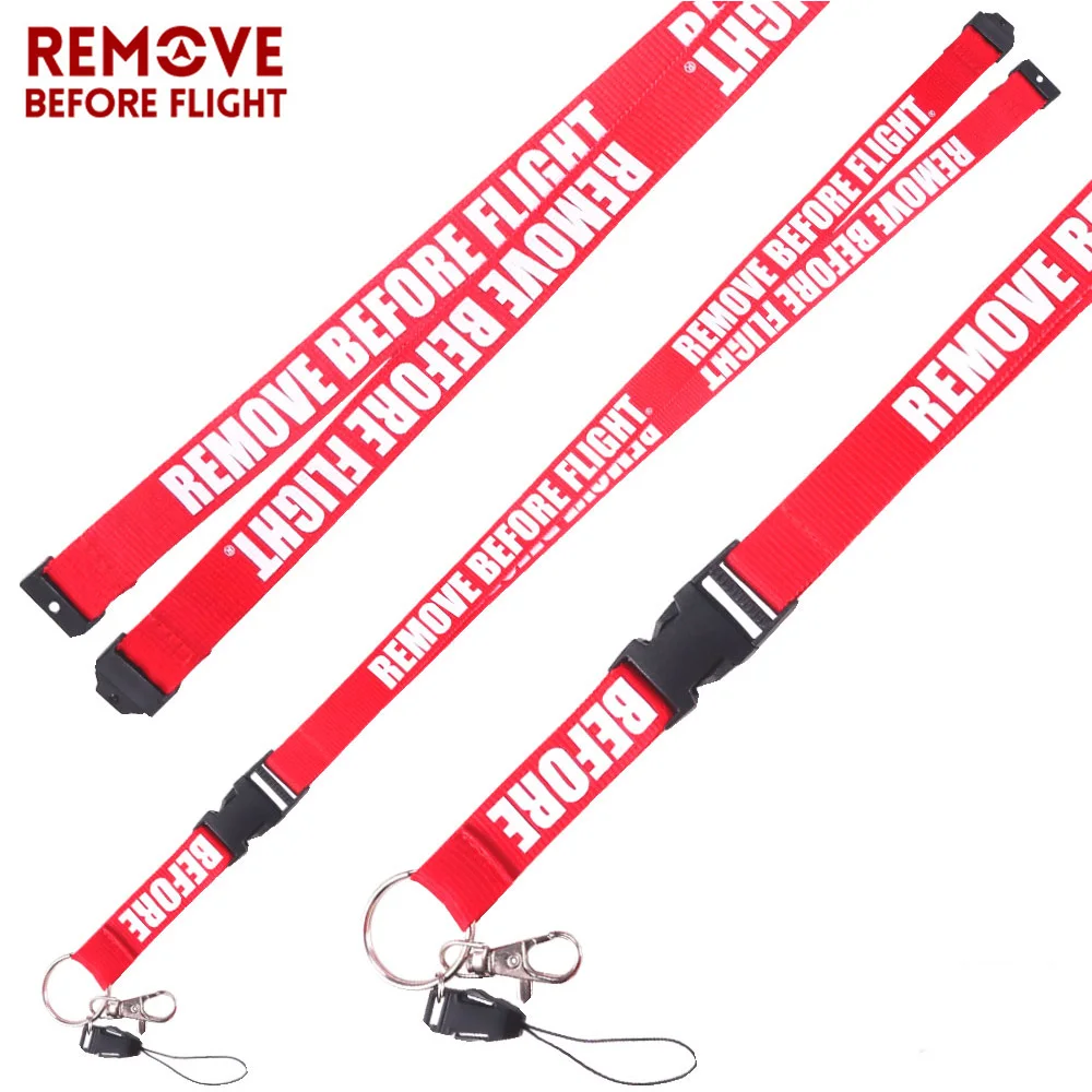 

3 PCS Fashion Lanyards for Keys Neck Strap For Card Badge Gym Key Chain Red Lanyard Hang Rope Remove Before Flight New Lanyard