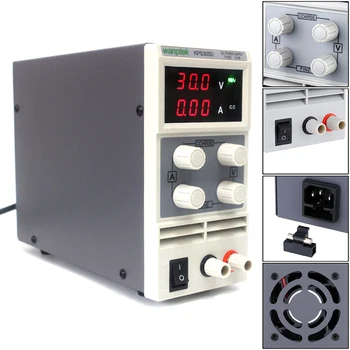 

KPS305D 30V 5A Switch DC Power Supply 0.1V 0.01A Digital Display Adjustable Mini DC Powerpply MA Display