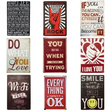 Человек Пещера Винтаж жестяная вывеска живопись ретро-наклейки Бар Паб вверх металлическая пластина плакат живопись Настенный декор 30X20 см H16