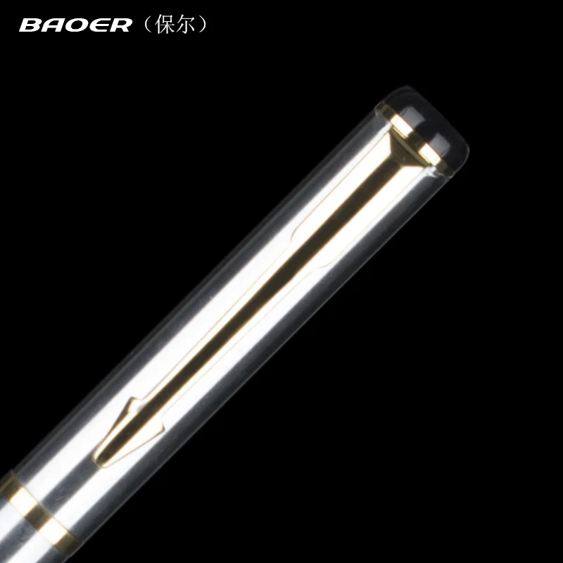Ручка каллиграфическая BAOER 801 из нержавеющей стали с наконечником 1 0 мм