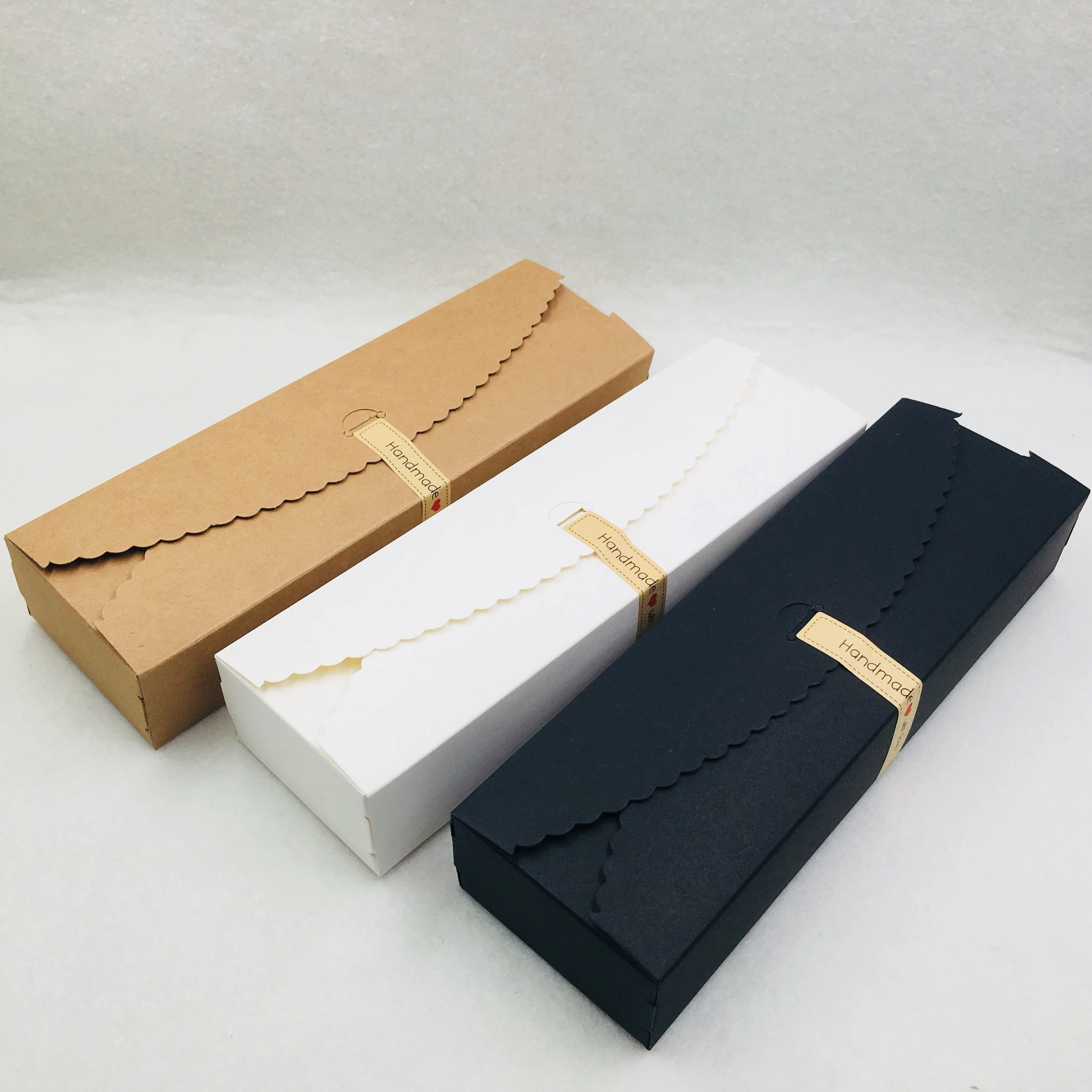 

12Pcs/Lot Pure White Long Style Gift Packing Paper Boxes Lovely Wedding Party Event Favor Wrapping Carton For Flower/Cake/Candy