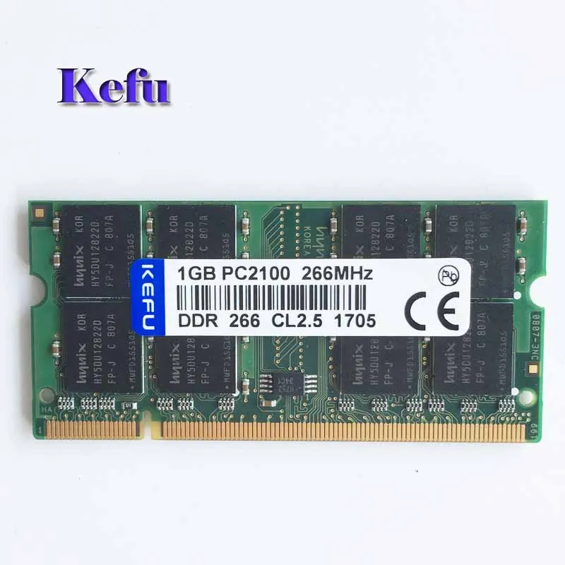 En Ligne 1 GB PC2100 DDR266 266 Mhz 1 gb pc2100 ddr 266 266 MHZ ram 200pin Sodimm DDR1 Mémoire D ordinateur Portable RAM livraison Gratuite