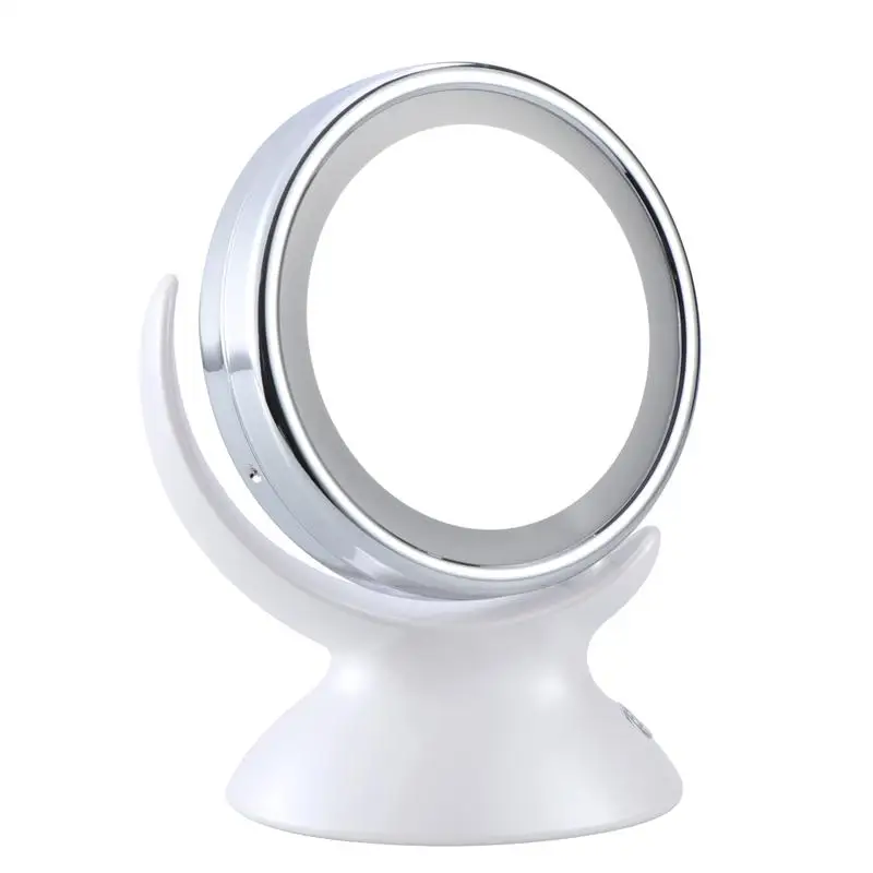 360 Degree Rotary Round Double Side 5x Magnifying Makeup Table