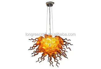 

Modern Art Glass Lamps Small Size Bar Coffee Store Decor 100% Handmade Blown Glass Chandelier Lamps