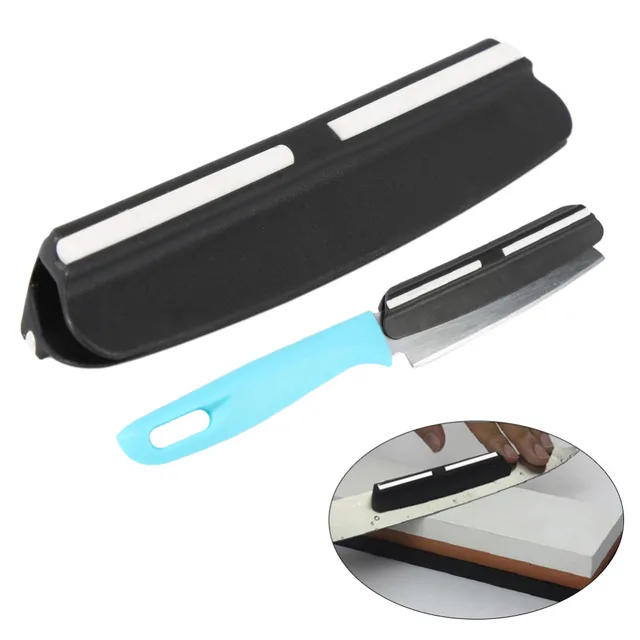Guida angolo per affilare i coltelli whetstone per laffilatura di pietra uso durevole angolo fix lama di coltello in guida angolo per affilare i ... Angolo di affilatura coltelli