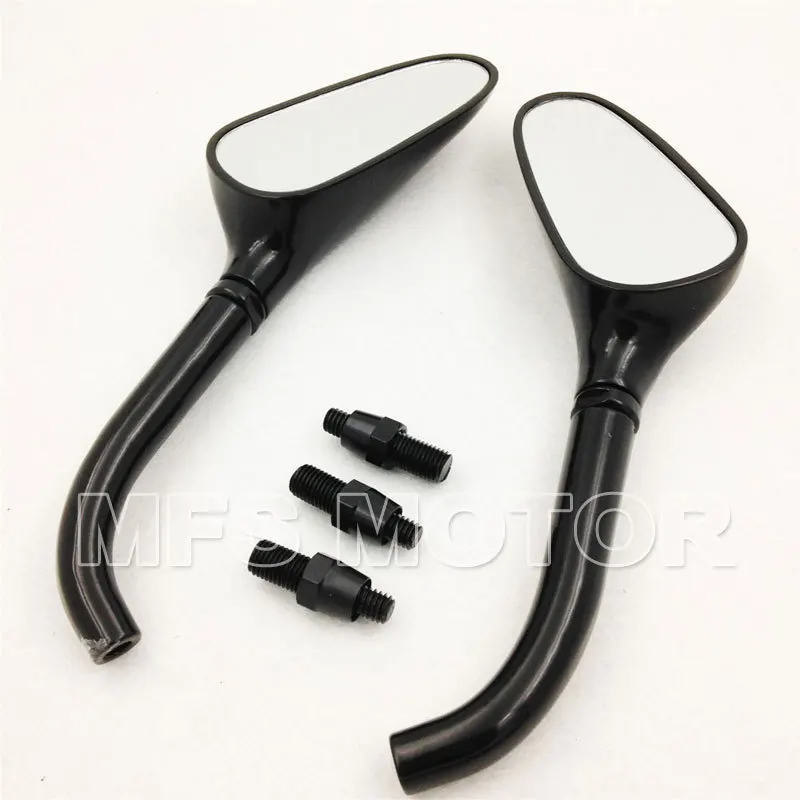 

Motorcycle Part For Harley Yamaha Black Universal Custom Small Motor Golf Club Mirrors