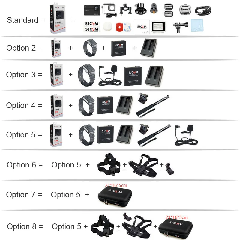 SJCAM экшн камера SJ8 PRO Спорт DV плюс 4 К Wi Fi удаленные 2 3 Сенсорный экран 30 м