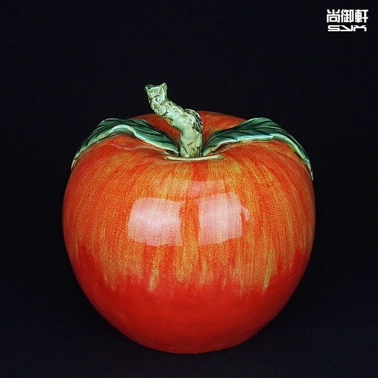 

Shiwan doll master works of art and fine ceramic ornaments save big apple simulation tank opening items