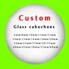 Personalized Photo Custom pictures DIY 6mm/8mm/12mm/14mm/16mm/18mm/20mm/25mm/30mm glass cabochons send the picture what you want ► Photo 2/4