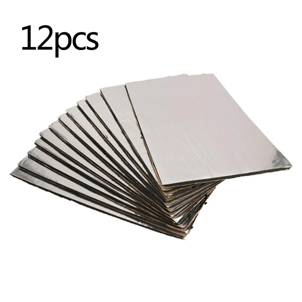 

6pcs/12pcs Vehicle Insulation Closed Cell Foam Sheet 10mm Car Van Sound Proofing Deadening Insulation Car Hood Insulation