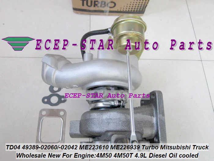 TD04 TD04-4 49389-02060 49389-02042 ME223610 ME226939 Turbo For Mitsubishi Truck 4M50 4M50T 4.9L Diesel Oil cooled (4)