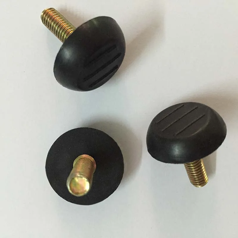 Free shipping 20 PCS Black M6x20mm Screw , 23mm Base Adjustable