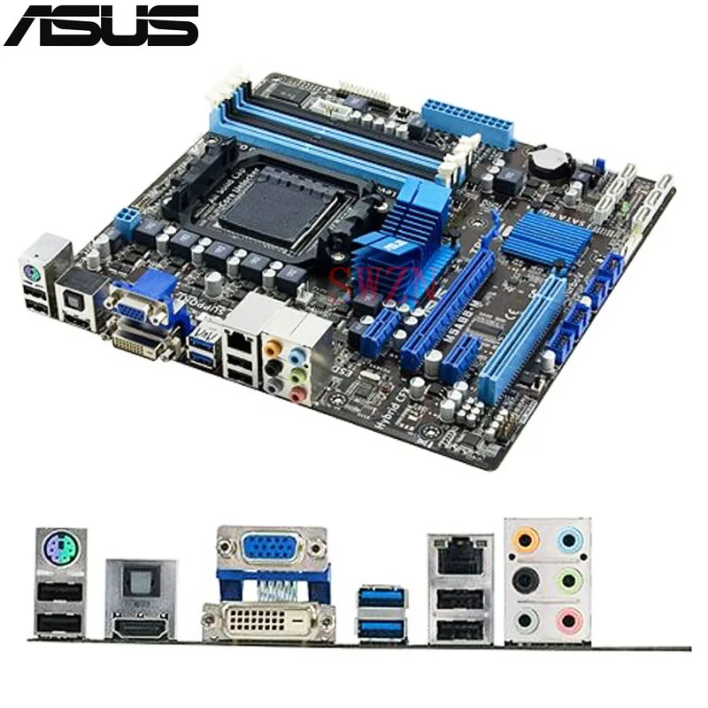 Desktop motherboard For Asus M5A88 M H88 support Socket AM3+ 4*DDR3