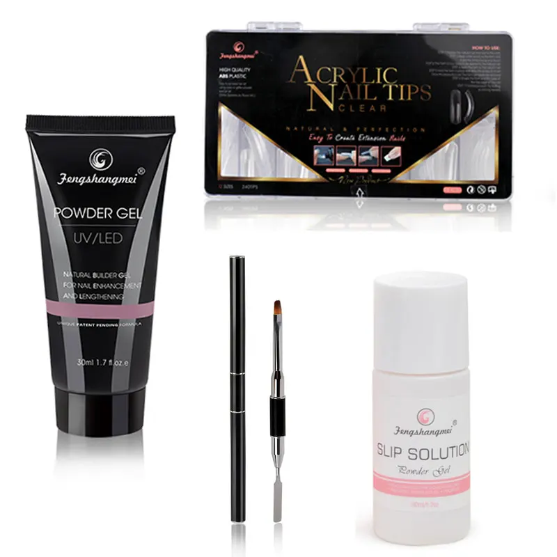 Fengshangmei 30g Poly Gel para extensiones de uñas Builder UV Gel esmalte de uñas diseño de arte Poligel Gel barniz camuflaje Poligel Fengshangmei 30g Poly Gel para extensiones de uñas Builder UV Gel esmalte de uñas diseño de arte Poligel Gel barniz camuflaje Poligel