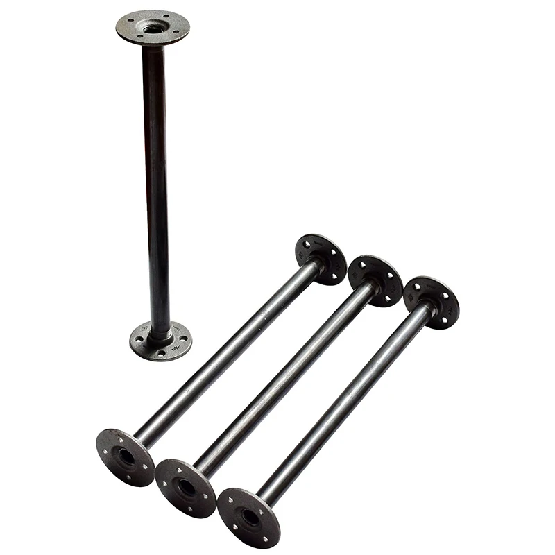 Free Shipping 4pcs 20 Inches Industrial Pipe Metal Furniture Legs