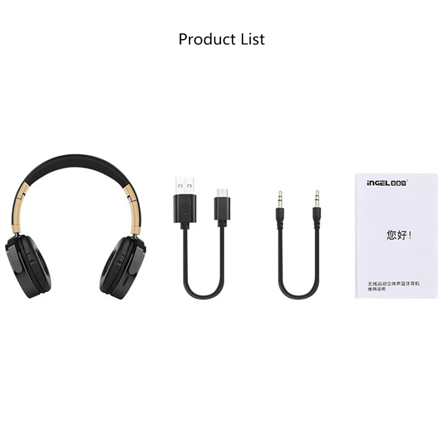 Memories Music IN-555, Bluetooth наушники, спортивные наушники, поддержка FM радио, TF карта для xiaomi iphone8, лучшие беспроводные наушники