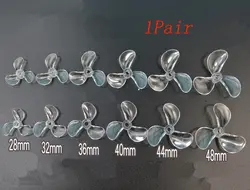 1 пара 3 Лопасти пропеллера полный погружения прозрачный весло D28/32/36/40/44/ 48 мм Aperture3/4 мм CW/CCW для Жестокие приманки аксессуары