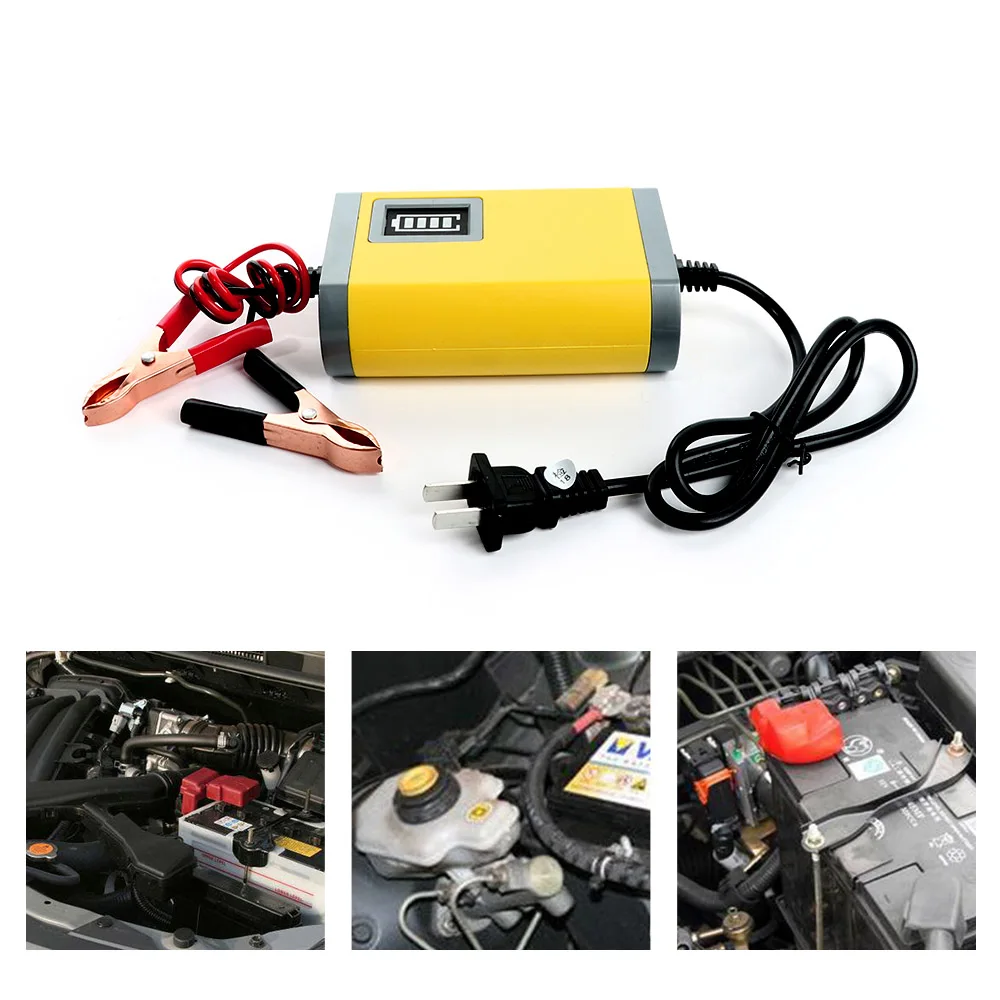 12V 2A Car Battery Charger Motorcycle Auto Moto Batteries Power Charge