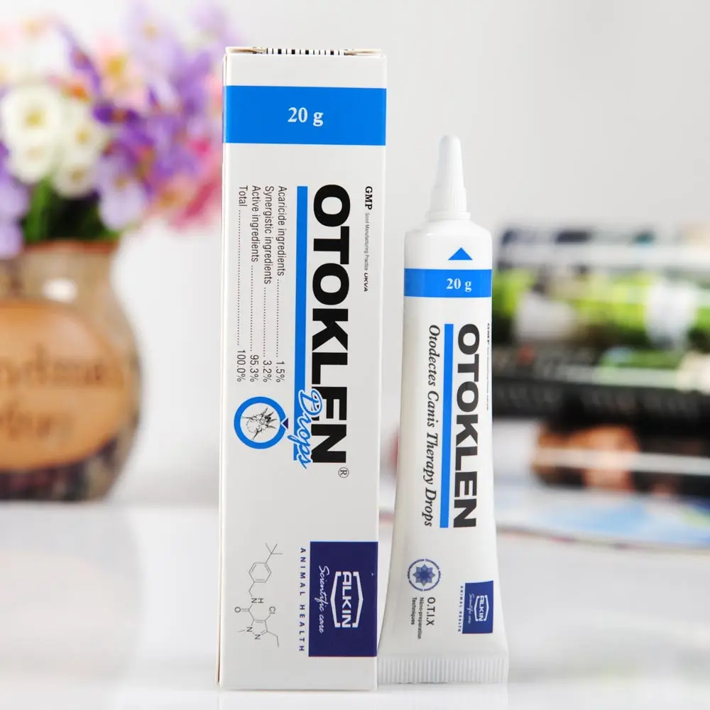 Lek leczeniu koty i psy zwierzeta elgin netto krople do uszu ucha ...