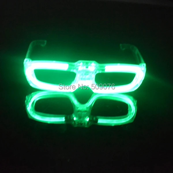 

120pcs transparent flashing Party LED Light Glasses for christmas Birthday Halloween party decoration supplies glow eyeglasses